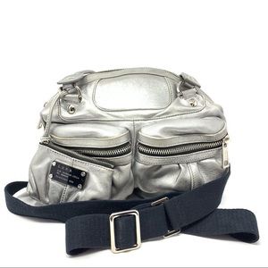 L.A.M.B. Leather Metallic Handbag
